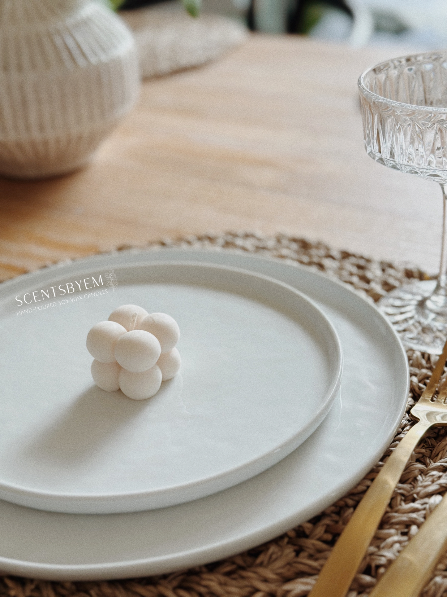 Small Bubble Candle, Mini Bubble Soy Wax Candle, Party Favors