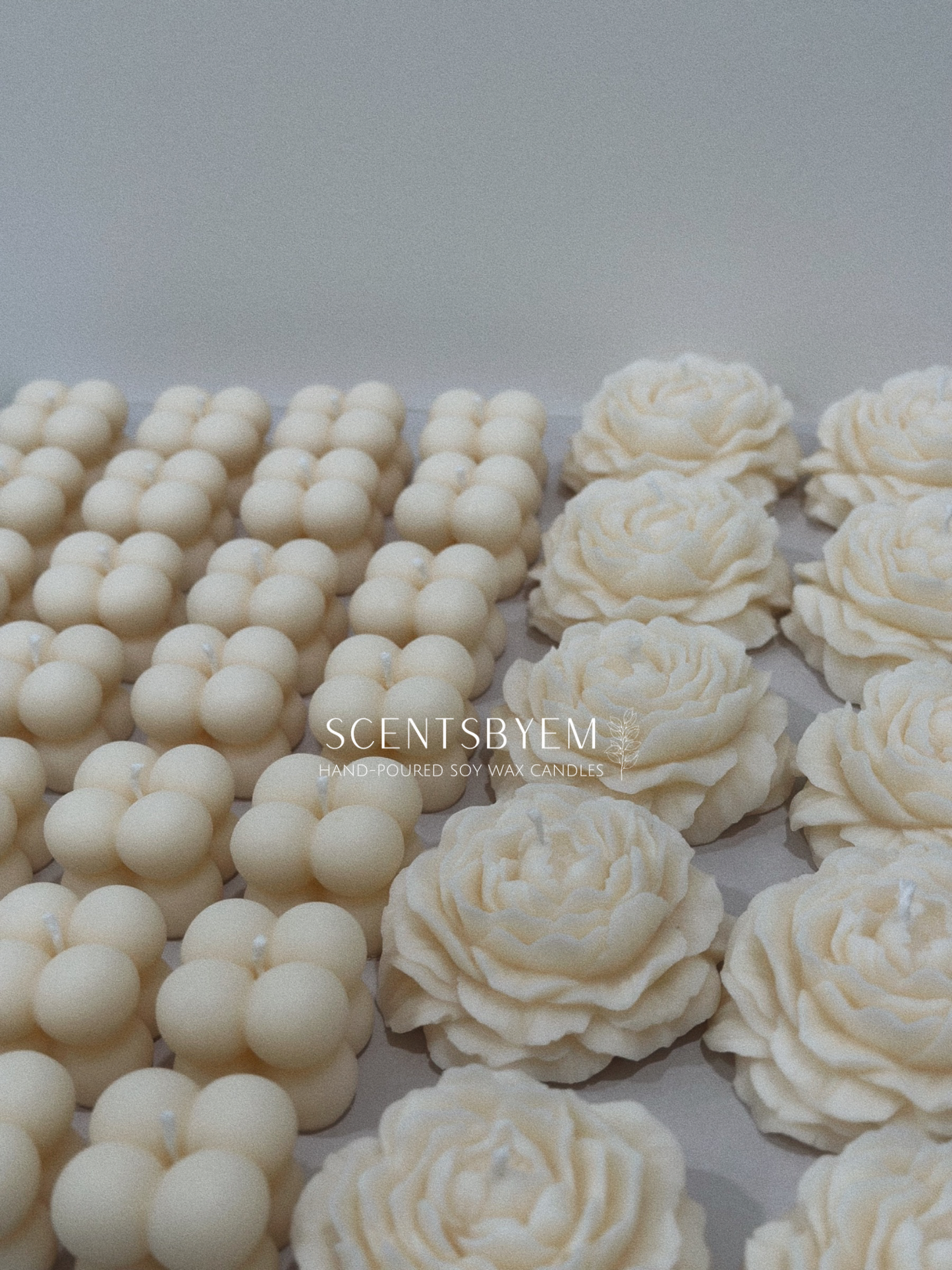 Small Bubble Candle, Mini Bubble Soy Wax Candle, Party Favors