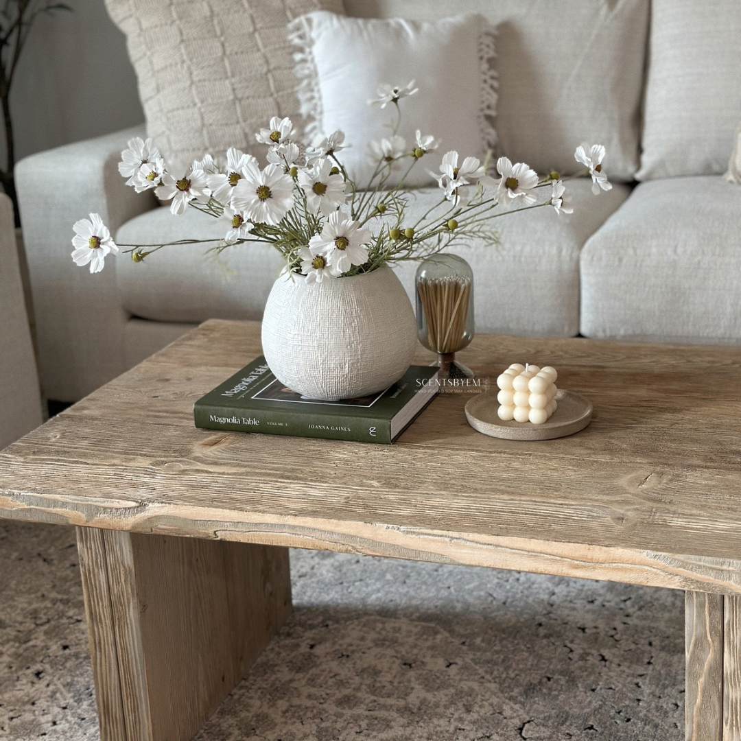 Bubble Candle, (Medium) Soy Wax Pillar Candle