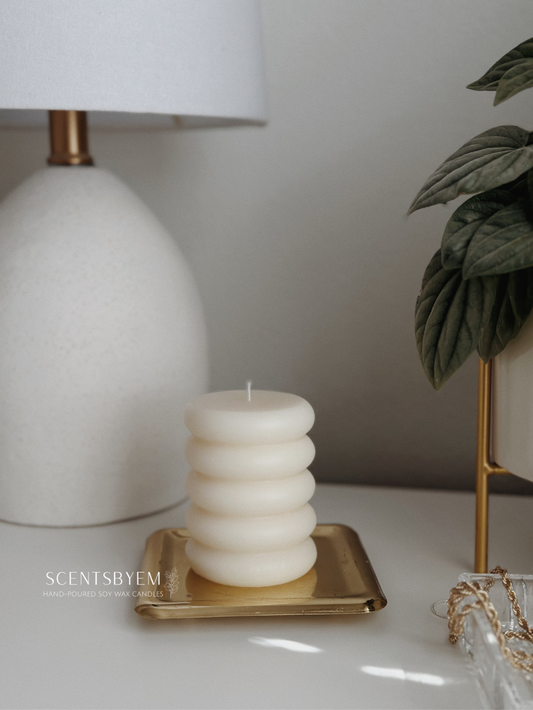 Donut Pillar Candle