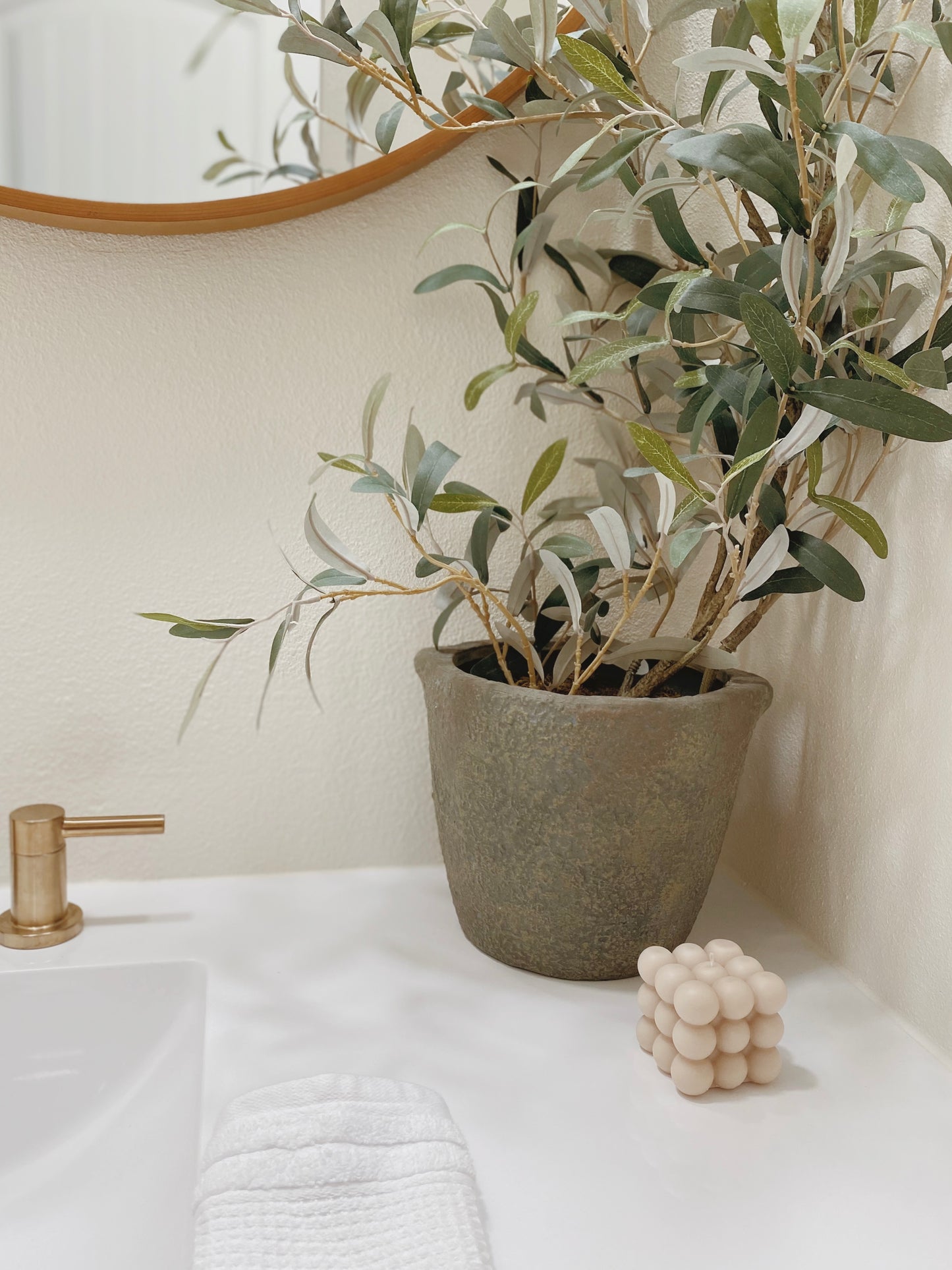 Bubble Candle, (Medium) Soy Wax Pillar Candle