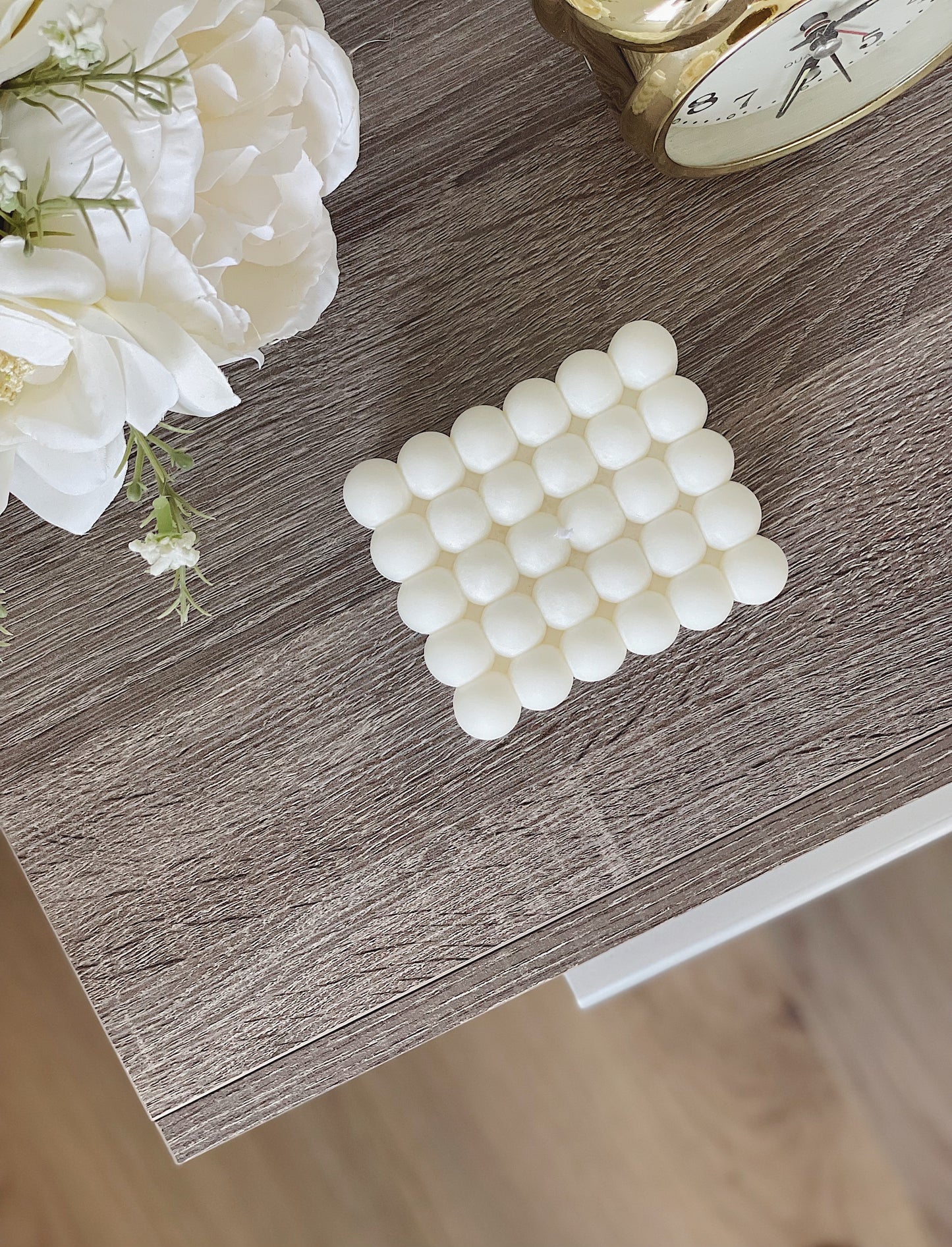 Large Bubble Candle | Hand-poured Soy Wax Pillar Candle