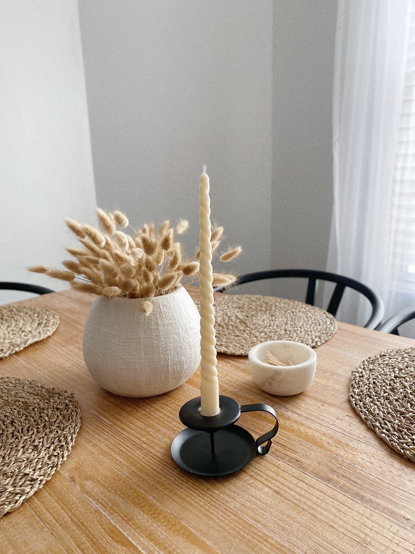 Twisted Taper Soy Wax Candles