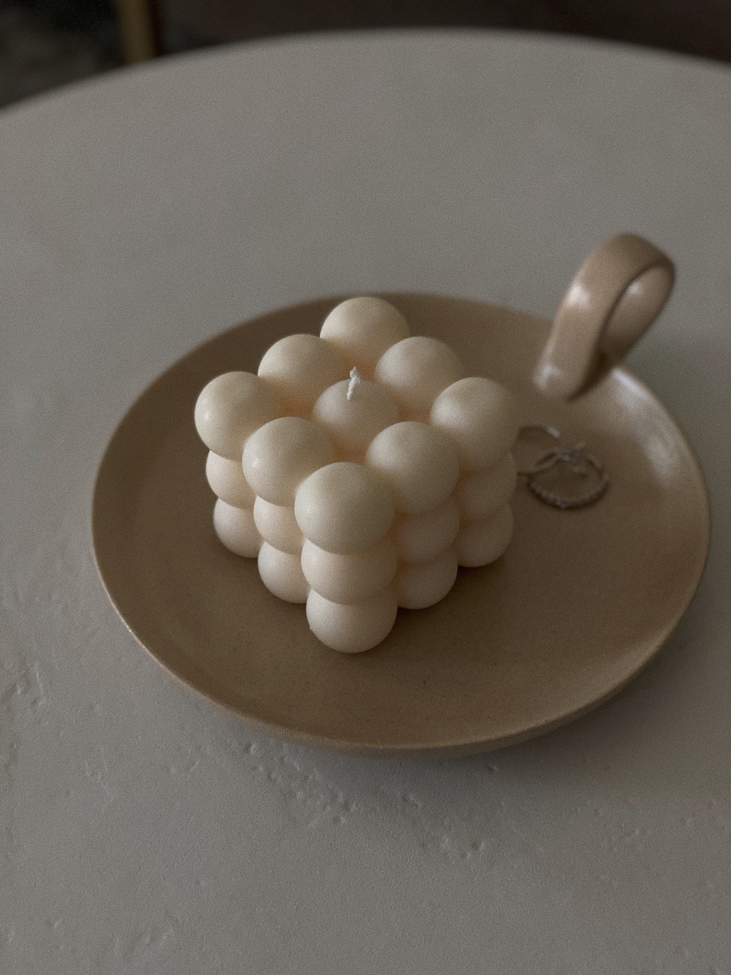 Bubble Candle, (Medium) Soy Wax Pillar Candle