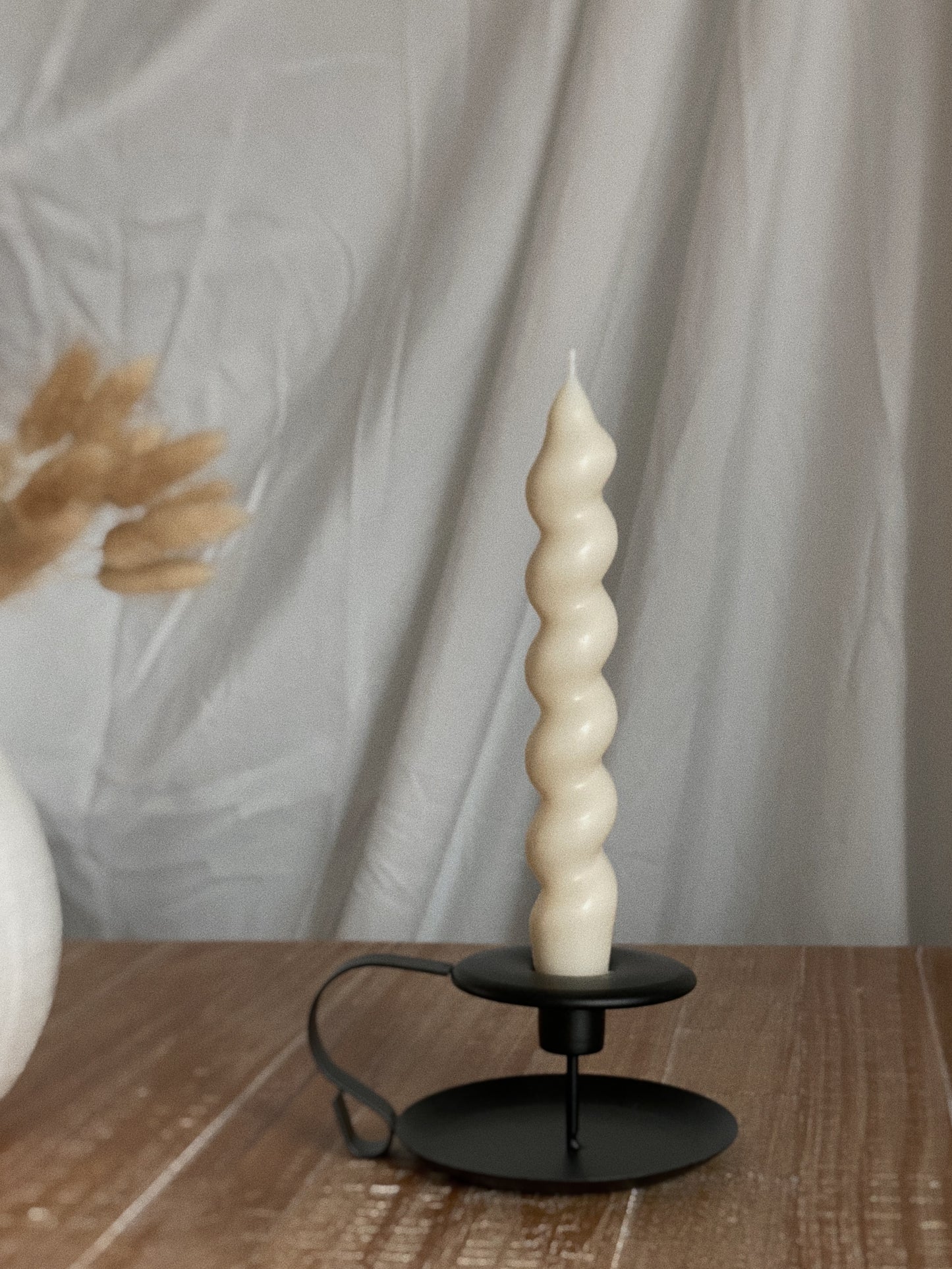 Black Candle Stick Holder