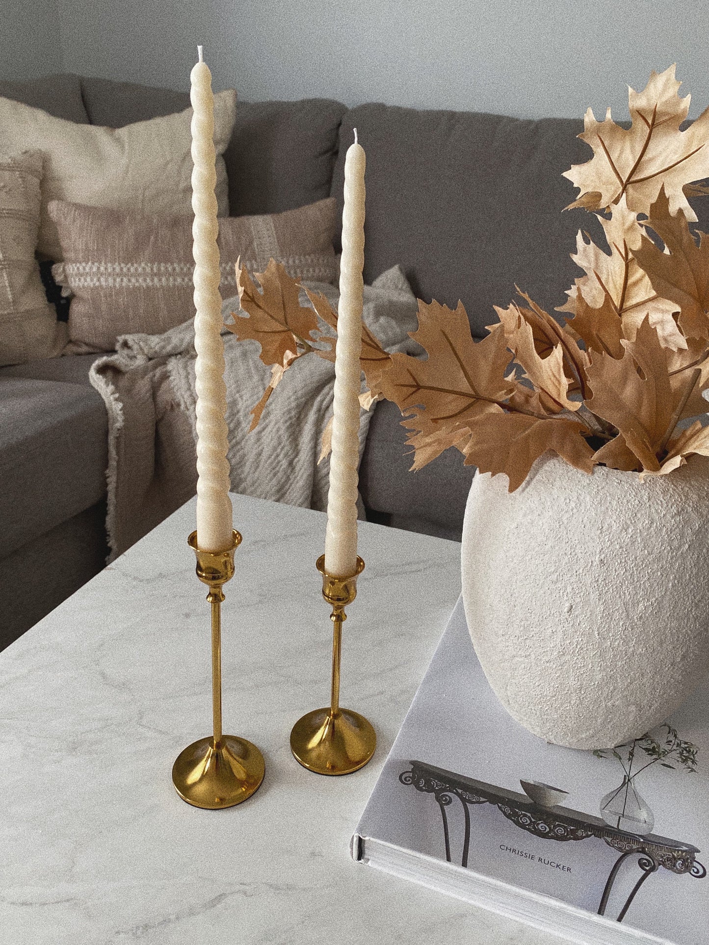 Twisted Taper Soy Wax Candles