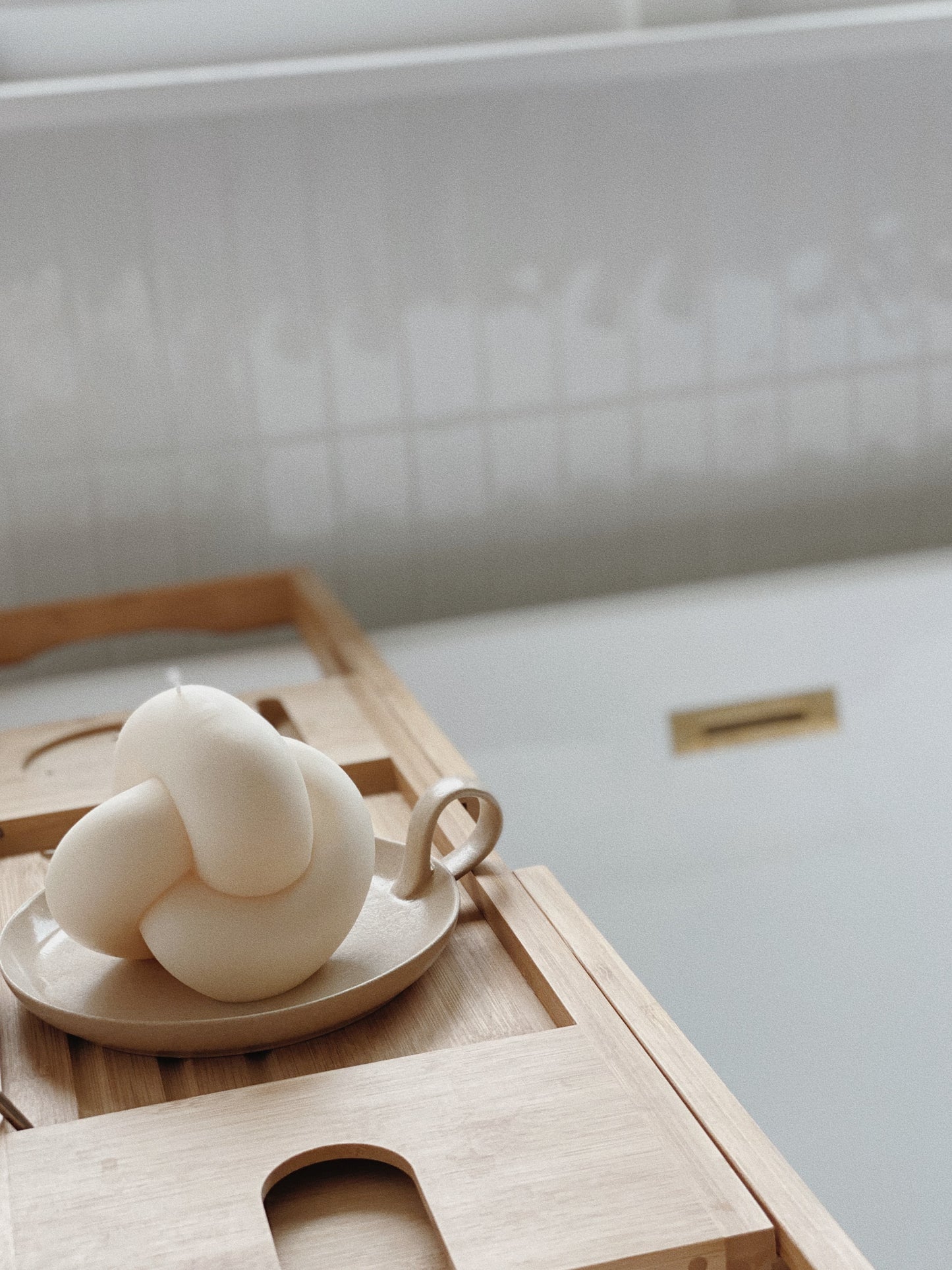 Knot Pillar Candle