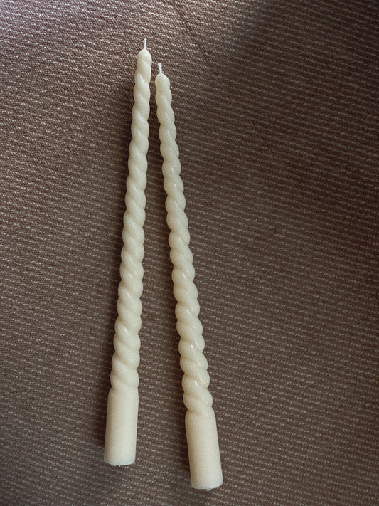 Twisted Taper Soy Wax Candles